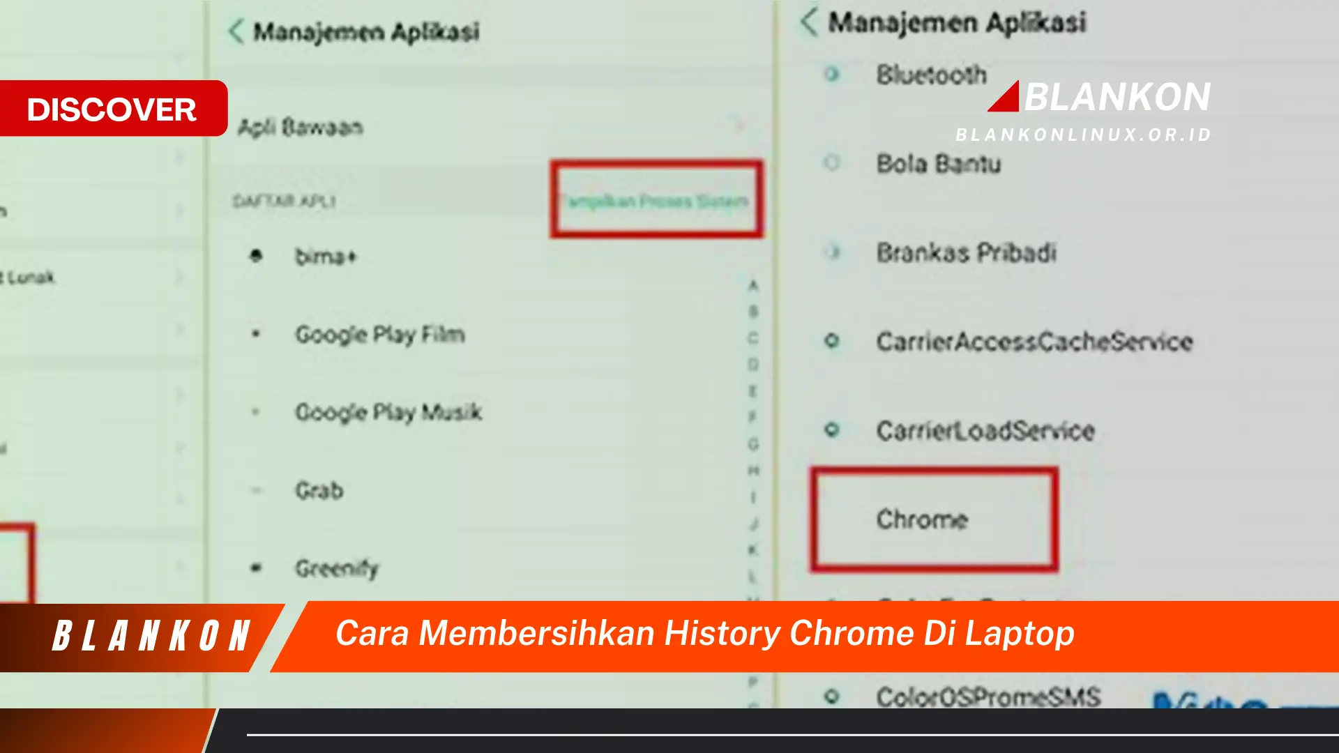 cara membersihkan history chrome di laptop