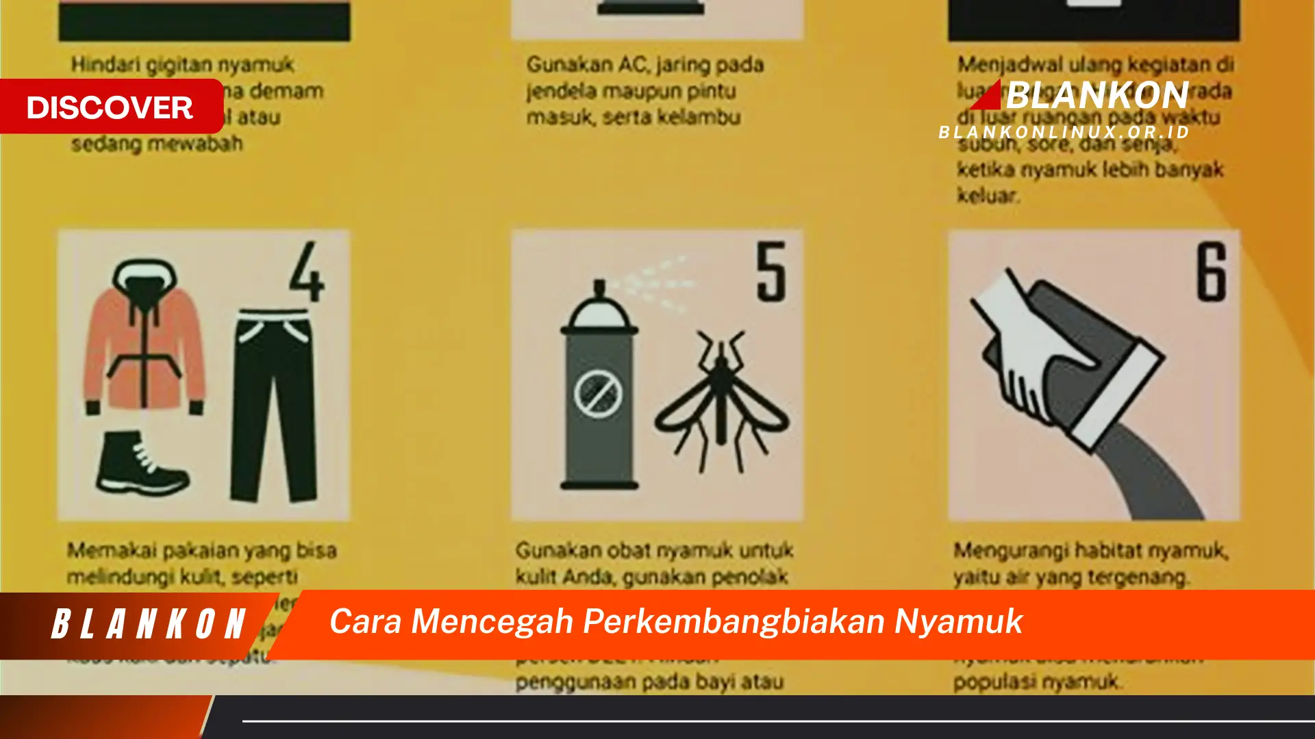 cara mencegah perkembangbiakan nyamuk