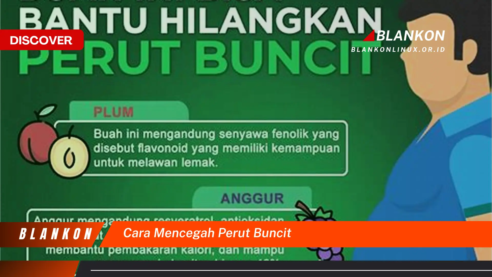 cara mencegah perut buncit