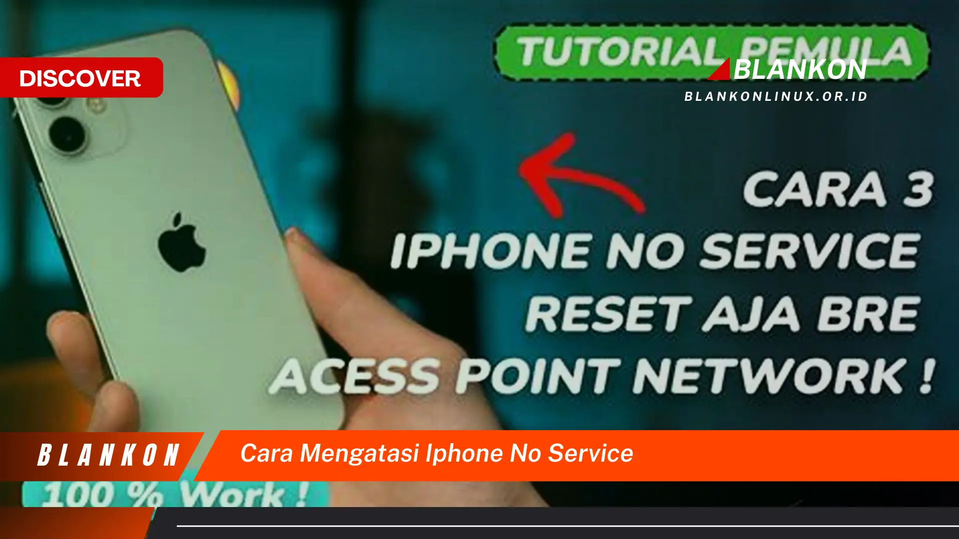 cara mengatasi iphone no service