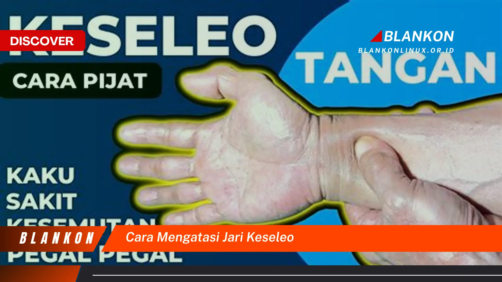 cara mengatasi jari keseleo cara mengatasi jari keseleo