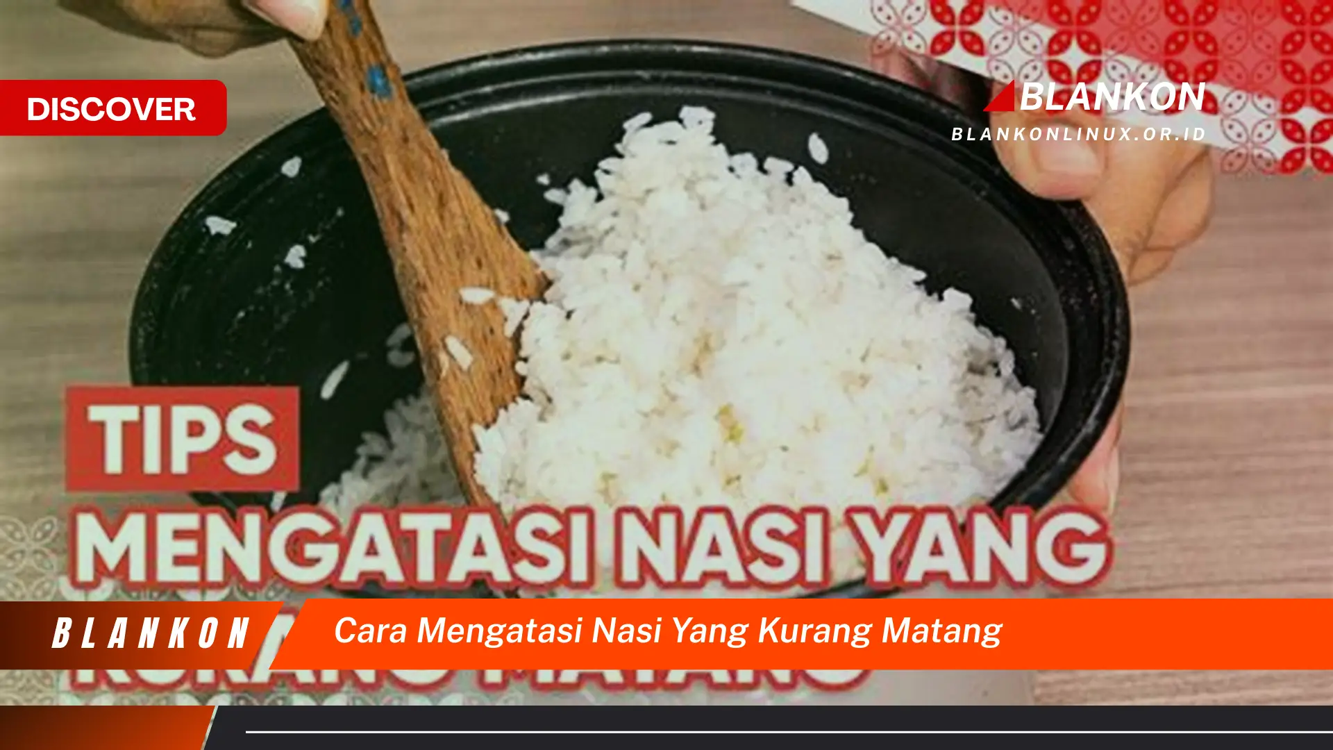 cara mengatasi nasi yang kurang matang