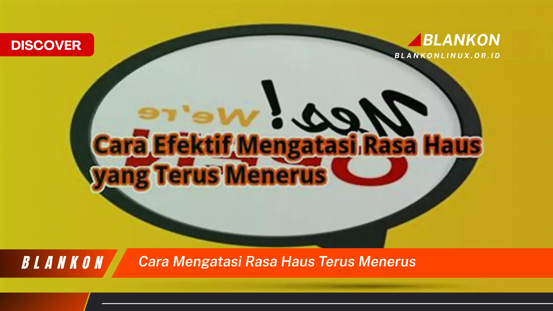 cara mengatasi rasa haus terus menerus