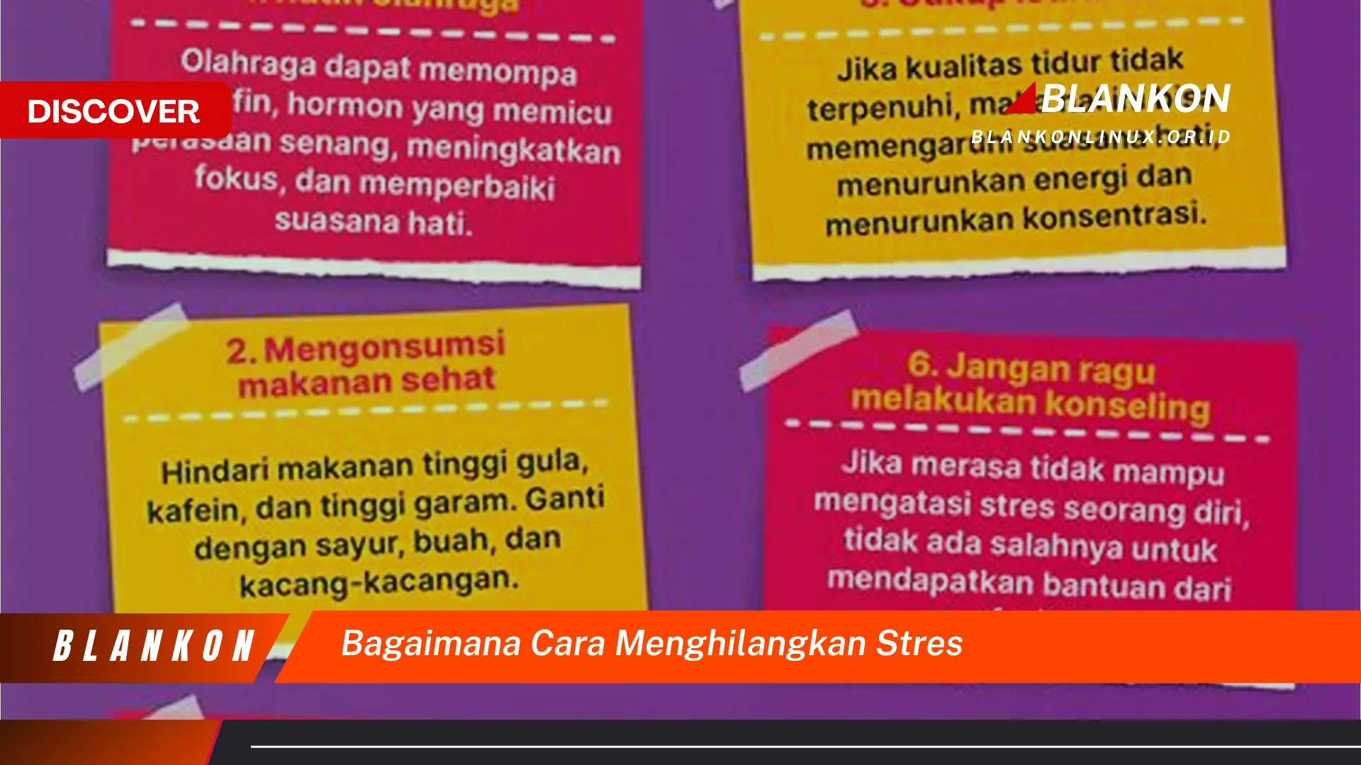 Temukan Cara Menghilangkan Stres yang Jarang Diketahui