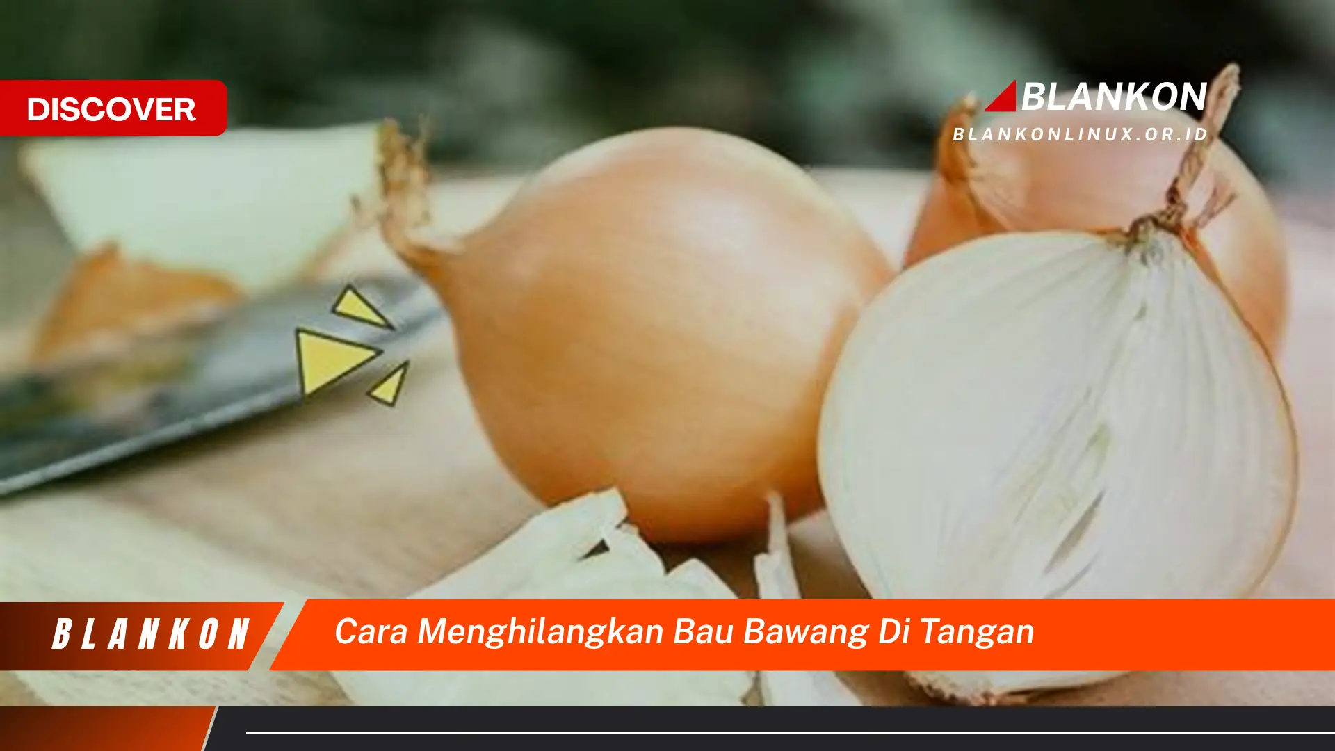 cara menghilangkan bau bawang di tangan