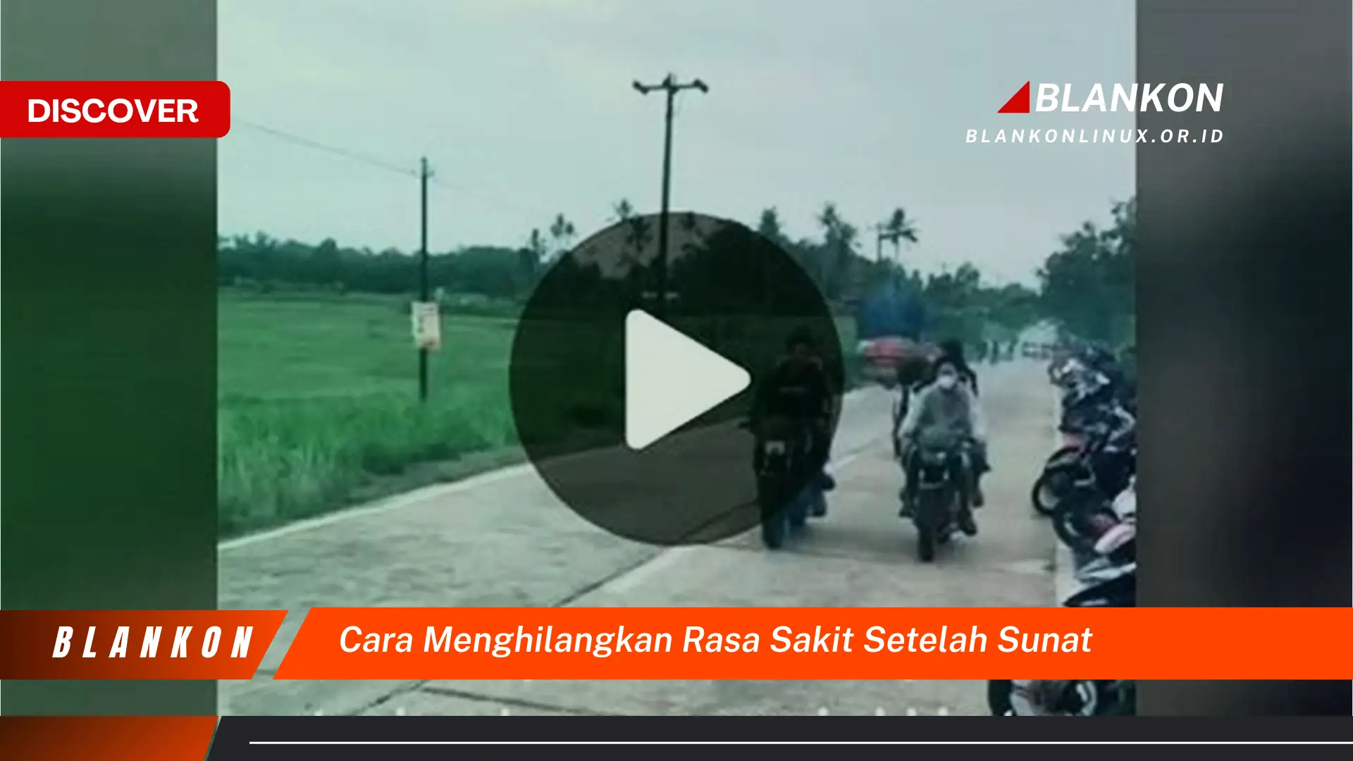 cara menghilangkan rasa sakit setelah sunat