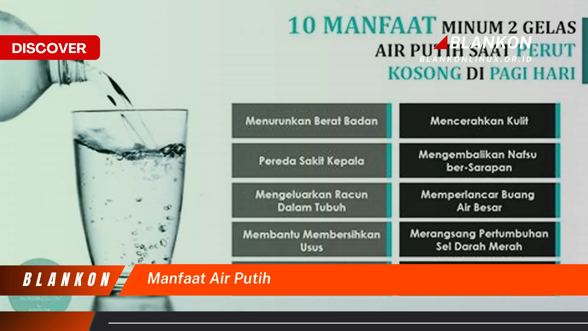 manfaat air putih