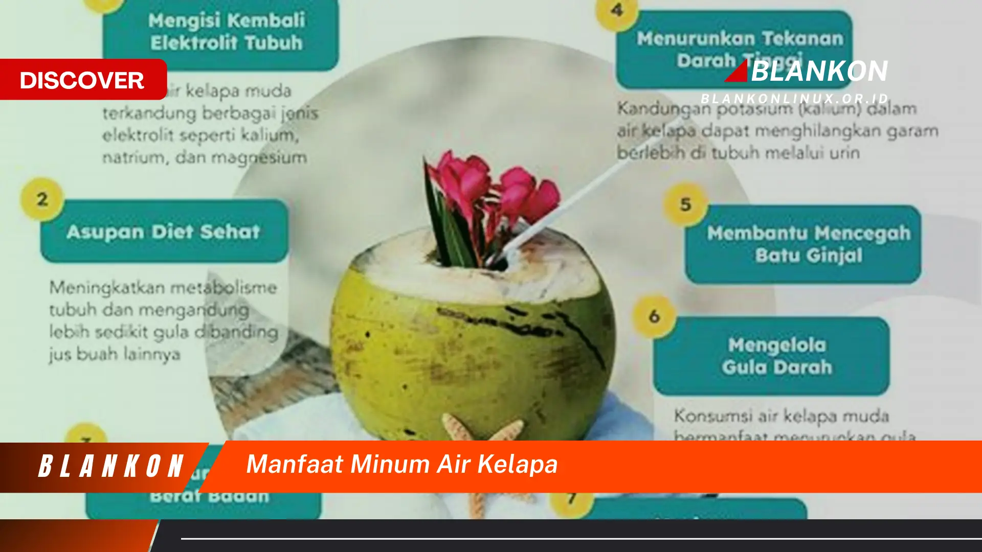 manfaat minum air kelapa