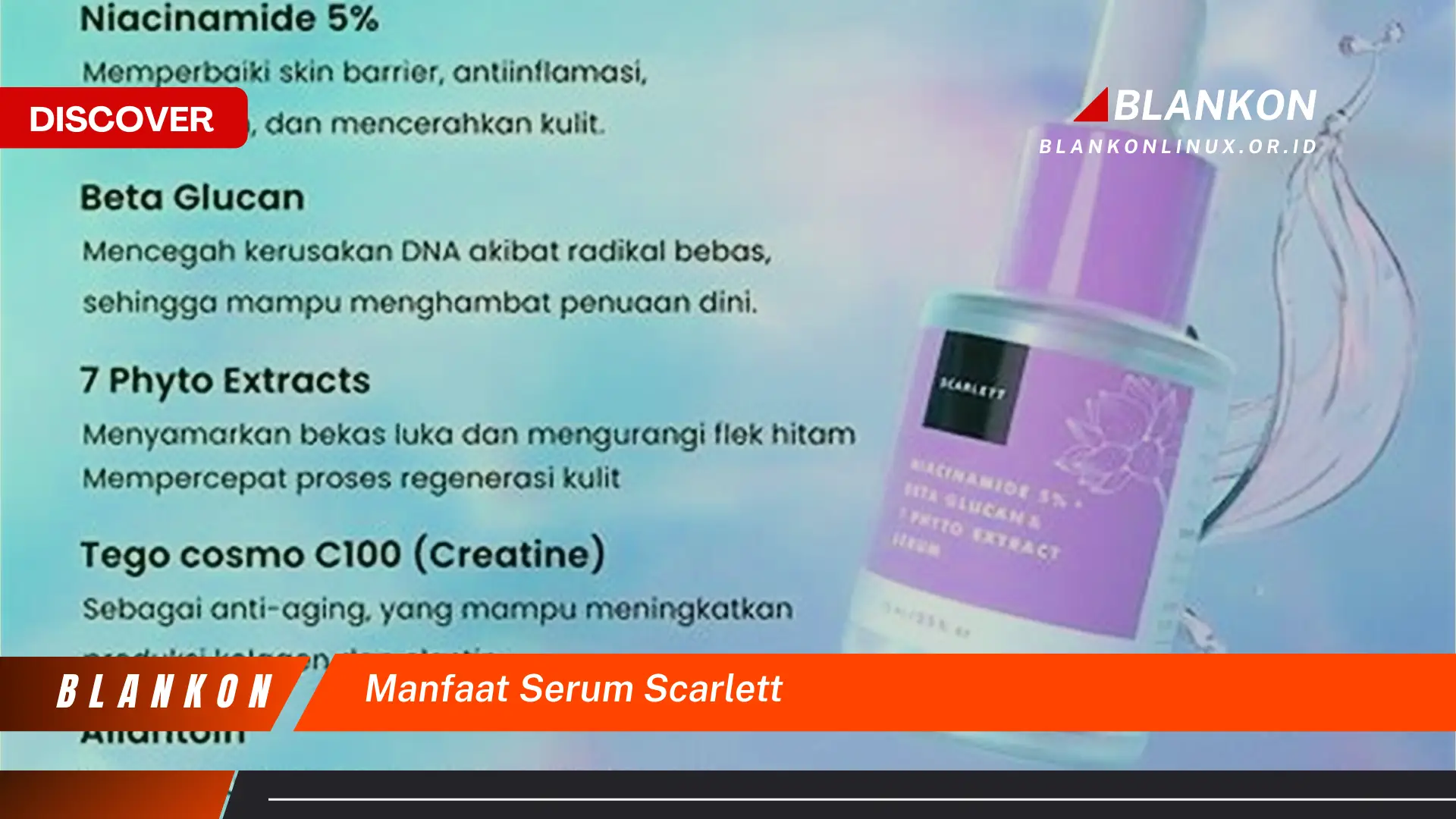 manfaat serum scarlett