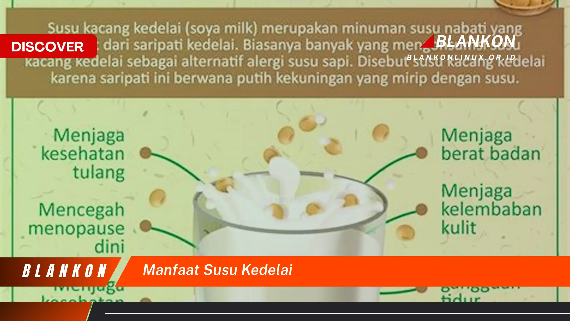 manfaat susu kedelai