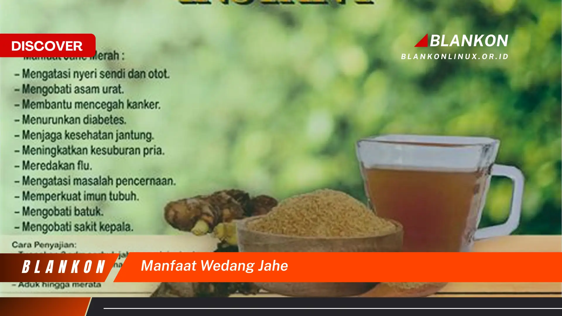 manfaat wedang jahe